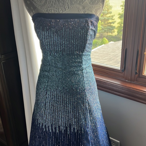 Blue Ombré Prom Dress - Picture 2 of 6